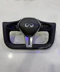 Carbon fiber yoke steering wheel Q50 Q60
