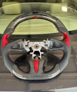 NEVER INSTALLED OR USED Infiniti Q50 Carbon Fiber LED Steering