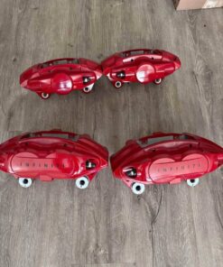 Both Front And Rear OEM Akebono Sport Brake Calipers.